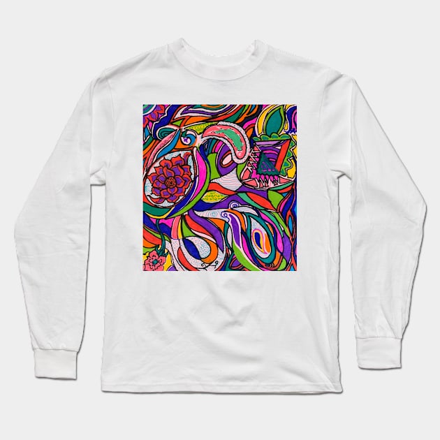 Flowering Long Sleeve T-Shirt by The artist of light in the darkness 